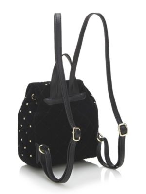 guess cornelia velvet mini backpack