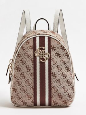 guess vintage logo print backpack