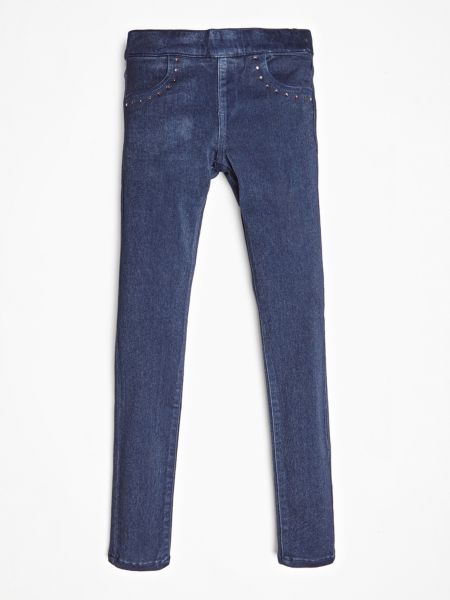 Legging Jean Applications Strass