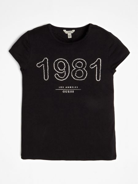T-Shirt Strass Logo Frontaux