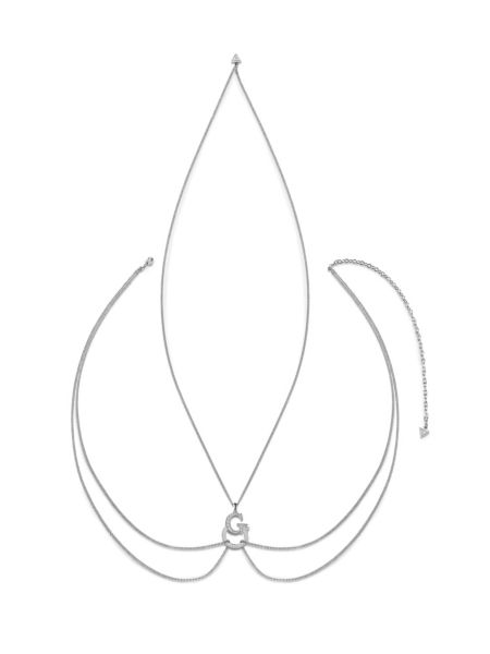 Imagen principal de producto de Cadena Body Colgante Logo - Guess