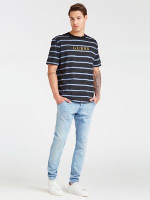 guess stripe motif