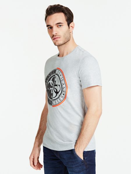 T-Shirt Imprimé Avec Logo Sur Le Devant
