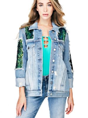 guess sequin jacket