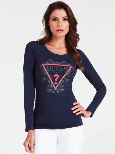 T-Shirt Imprimé Fleuri Logo Sur Le Devant