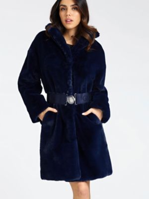 guess coat with fur
