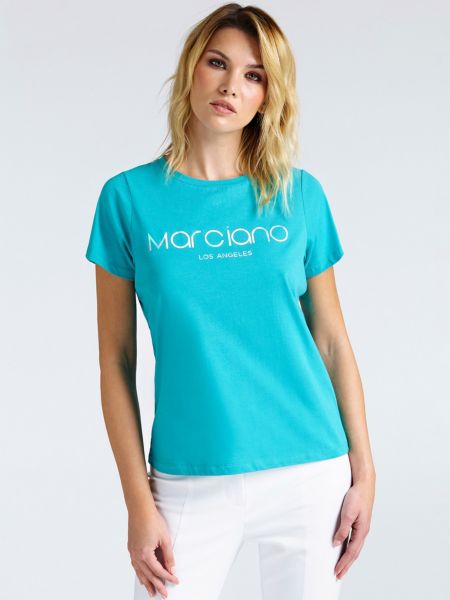 Guess T Shirt Marciano Logo Op De Voorkant guess kopen in de aanbieding