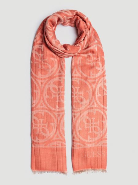 Guess Heritage Pop Sjaal Logoprint guess kopen in de aanbieding