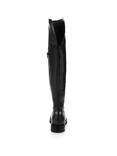 Mattea Langschaftstiefel schwarz Leder aus schwarzem Mattea Langschaftstiefel schwarz Leder aus schwarzem