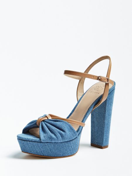 Guess Leviy Sandalen Denim guess kopen in de aanbieding