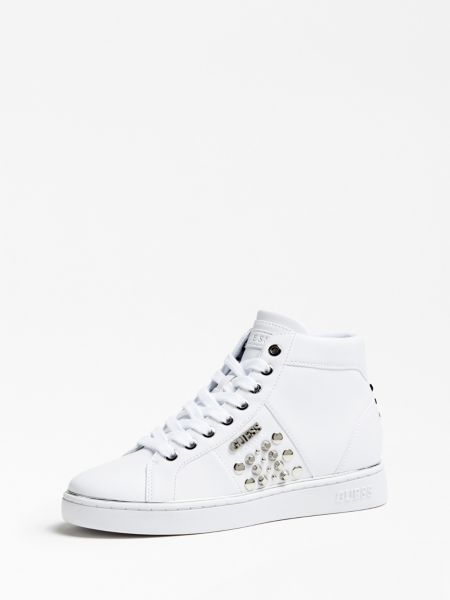 Guess Bekann Hoge Sneakers Studs guess kopen in de aanbieding