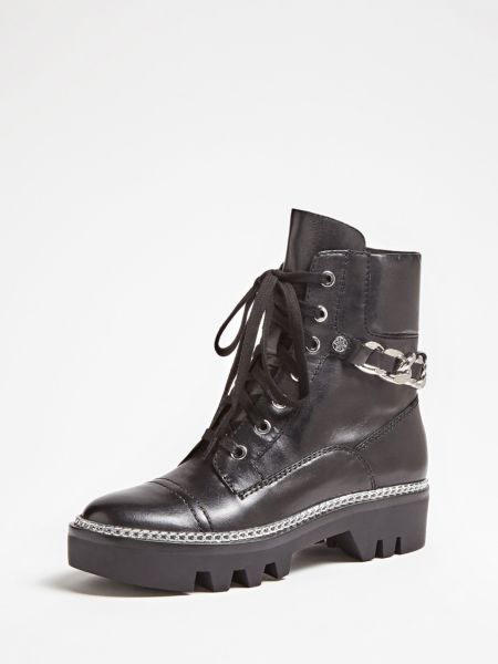 Guess Domain Legerkisten Echt Leder guess kopen in de aanbieding