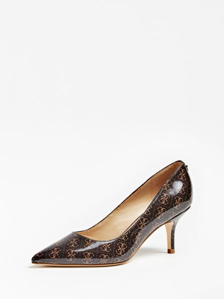 Guess Dessie Pumps Logoprint guess kopen in de aanbieding