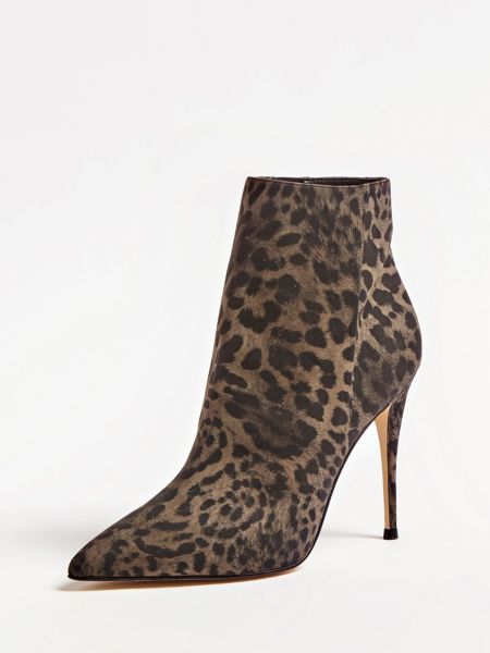 Guess Olanes Korte Laarsjes Dierenprint guess kopen in de aanbieding