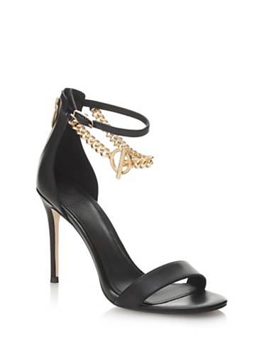 GUESS P/E 18 sandali tacco alto cerniera tallone pelle KONCETA GUESS P/E 18 sandali tacco alto cerniera tallone pelle KONCETA