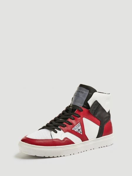 Guess Bruce Sneakers Echt Leder guess kopen in de aanbieding
