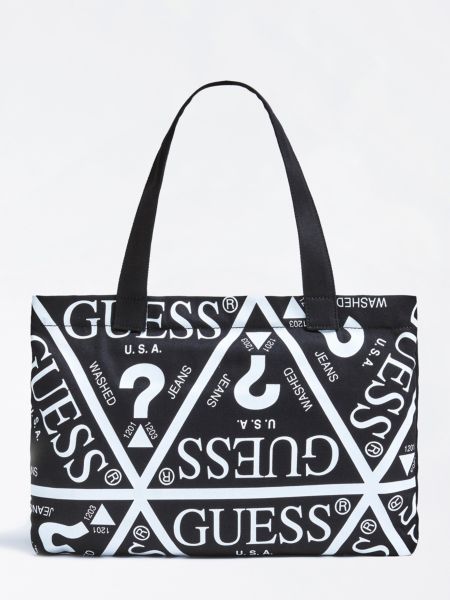 Guess Shopper Logoprint Voorkant guess kopen in de aanbieding