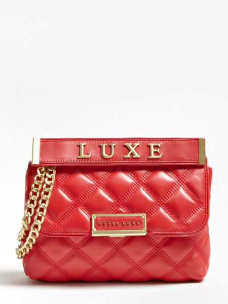 Guess Cherie Minischoudertas Echt Leder guess kopen in de aanbieding