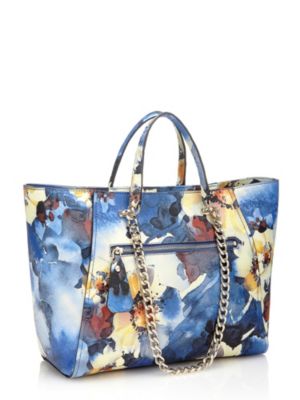 GUESS | Nikki Florals Chain Tote Bag