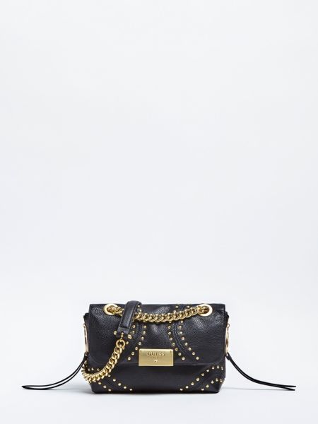 Guess Vicky Schoudertas Leder Studs guess kopen in de aanbieding