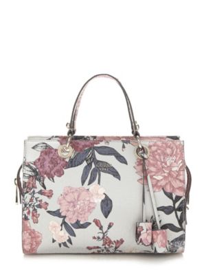 guess flower handbag