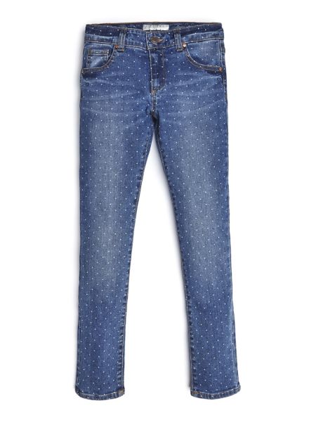 Guess Jeans In Denim Stippenpatroon guess kopen in de aanbieding