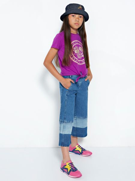 Guess Jeans In Denim Banden Kleurcontrast guess kopen in de aanbieding