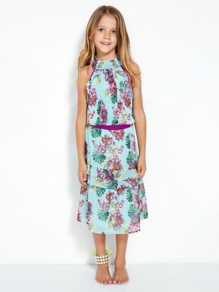 Guess Jurk Natuurprint guess kopen in de aanbieding