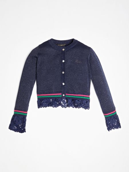 Guess Vest Glitterlook Inzetstukken Kant guess kopen in de aanbieding