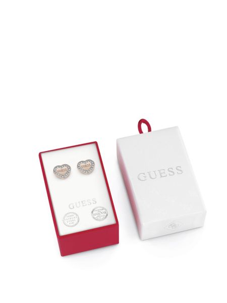Guess Boxset Oorbellen Hart Rosegoud guess kopen in de aanbieding