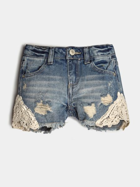 Guess Short Slijtageplekken Voorkant guess kopen in de aanbieding