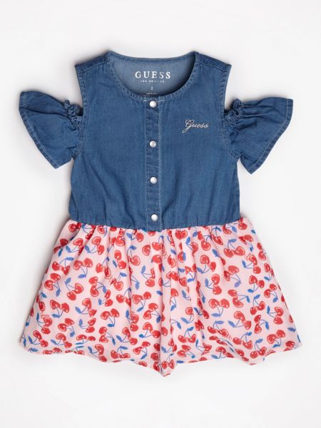 Guess Jurk Borduursels Onderkant guess kopen in de aanbieding