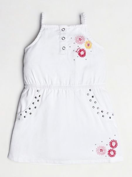 Guess Jurk Met Bloemenborduursels guess kopen in de aanbieding