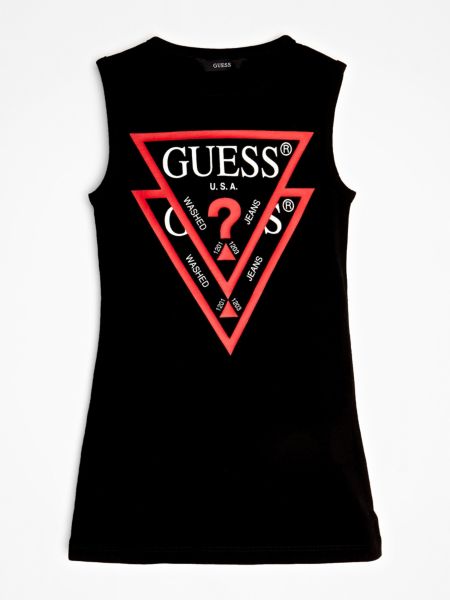 Guess Jurk Logoprint Voorkant guess kopen in de aanbieding