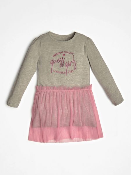 Guess Jurk Tule Borduursel Logo guess kopen in de aanbieding