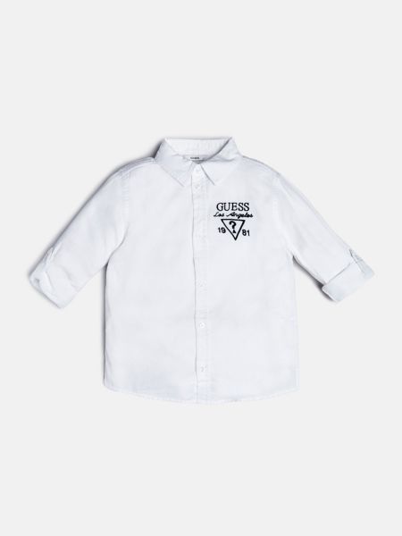 Guess Overhemd Geborduurd Logo guess kopen in de aanbieding