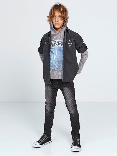 Guess Jeans Ruitpatroon Used Look guess kopen in de aanbieding