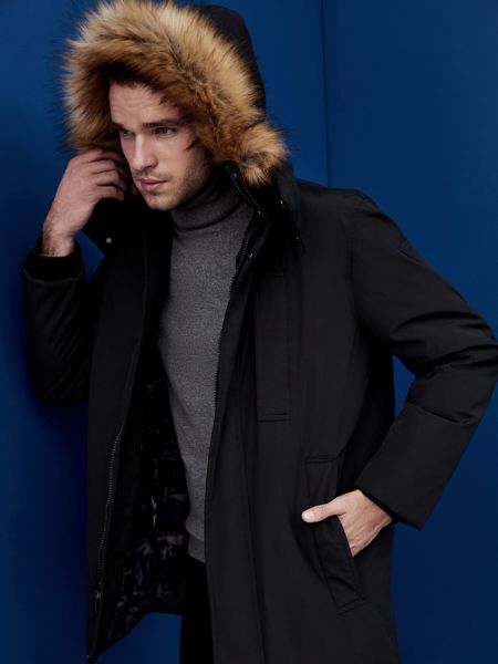 Guess Jas Met Nepbont Capuchon guess kopen in de aanbieding