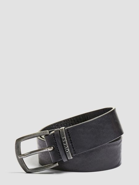 Guess Leren Riem Logo guess kopen in de aanbieding