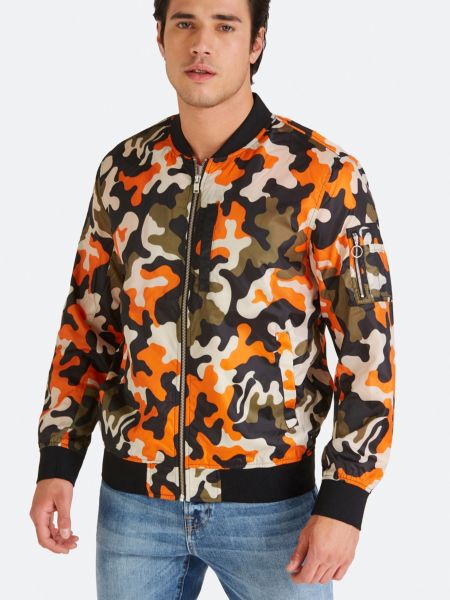 Guess Camouflage Bomberjack guess kopen in de aanbieding