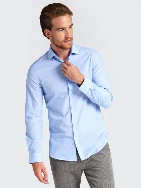 Guess Overhemd Knopen Op De Voorkant guess kopen in de aanbieding