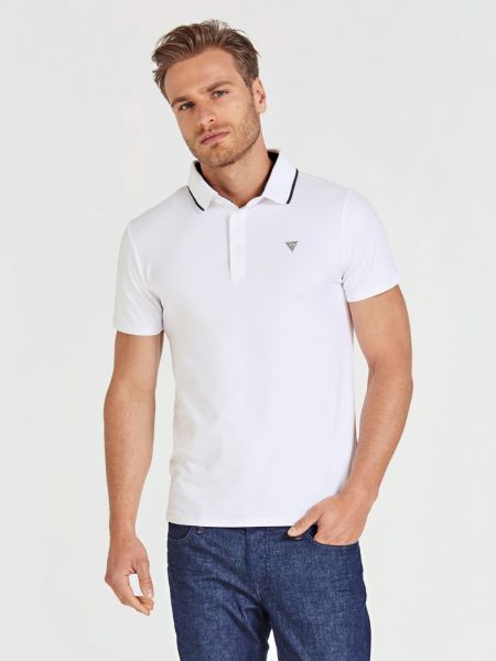 Guess Polo Driehoeklogo Voorkant guess kopen in de aanbieding