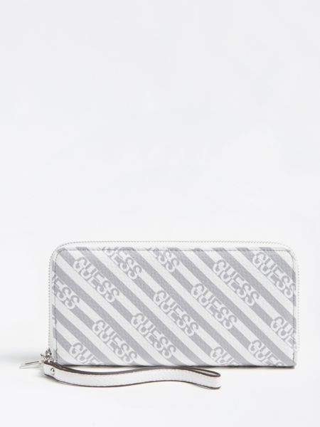 Guess Bobbi Logo Strepen Portefeuille guess kopen in de aanbieding