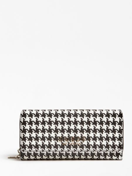 Guess Portefeuille Robyn Pied De Poule guess kopen in de aanbieding