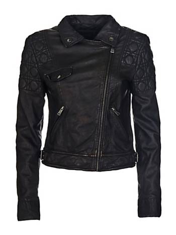 Biker-style leather Jacket | GUESS.eu