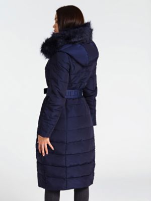 guess long down jacket with hood
