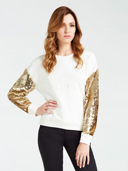 Guess Sweater Logo Lovertjes guess kopen in de aanbieding