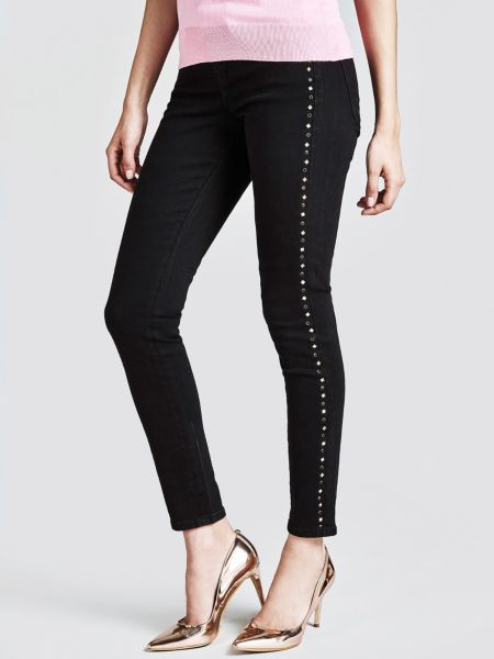 Guess Skinny Jegging Applicaties guess kopen in de aanbieding