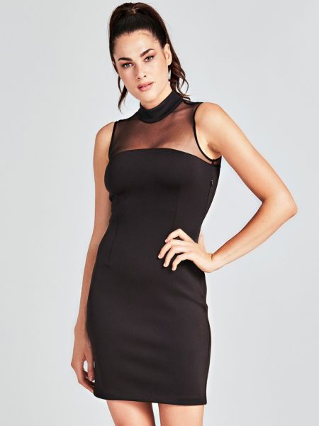 Guess Jurk Met Transparante Details guess kopen in de aanbieding
