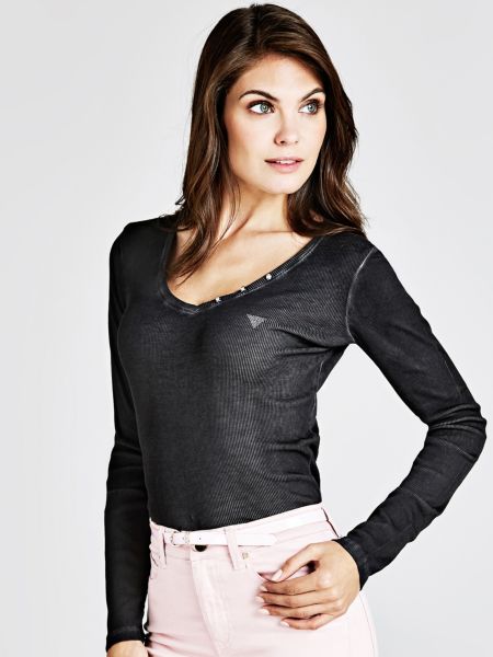 Guess Top Met Logo Detail guess kopen in de aanbieding